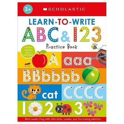 Learn-to-Write ABC & 123 Practice Book