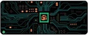 GamerTek Circuit Cool Desk Mat