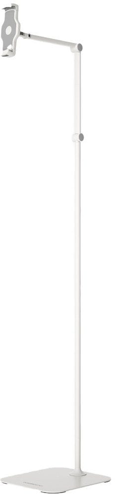 Powerology Multi-Joint Floor Stand Metal Base With Phone & Stand White