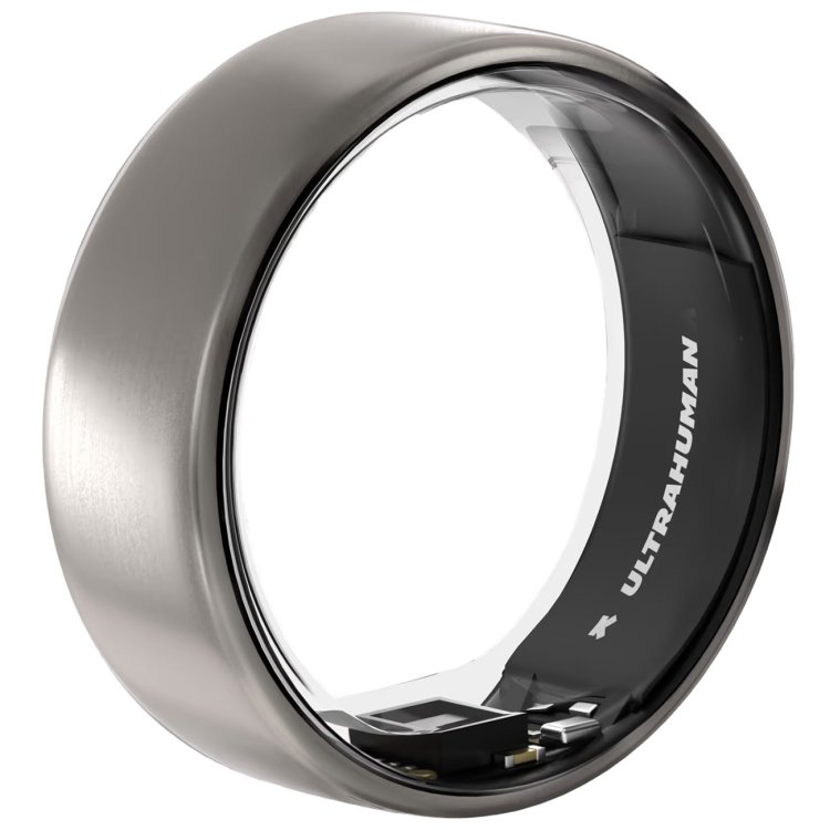 Ultrahuman Ring Air Raw Titanium