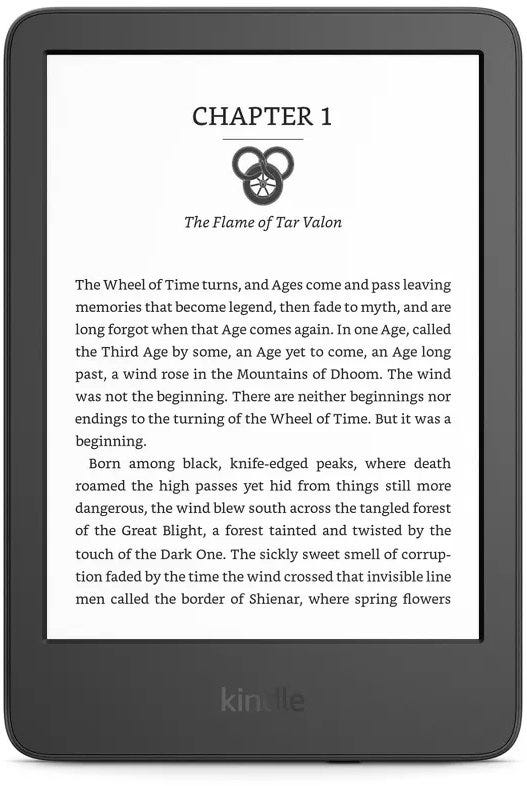 Amazon Kindle Touch (11th Gen) 16 GB eReader - Black