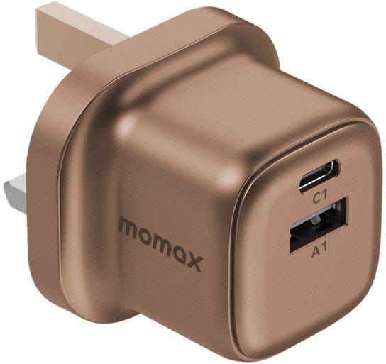 Momax 1-Charge Gan 30W 2 Port Charger