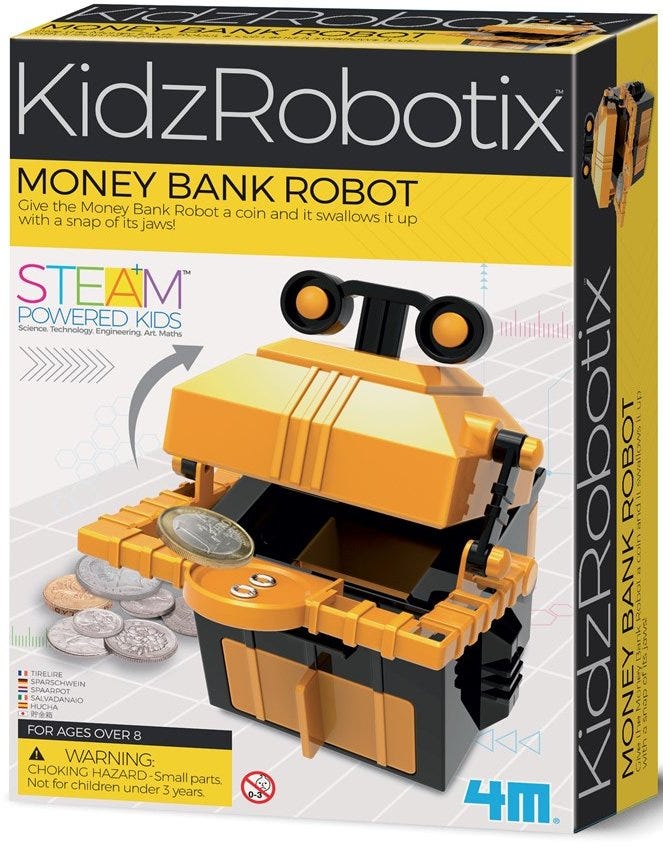 4M Money Bank Robot