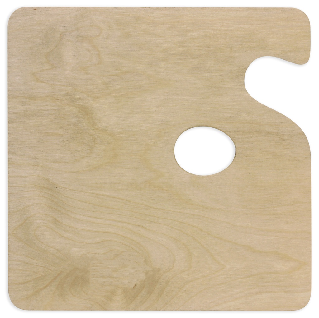 Color Mixing Pallete - Wooden Square 325 x 325mm 