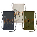 Brush Waist Apron - 10" x 18" - Grey 