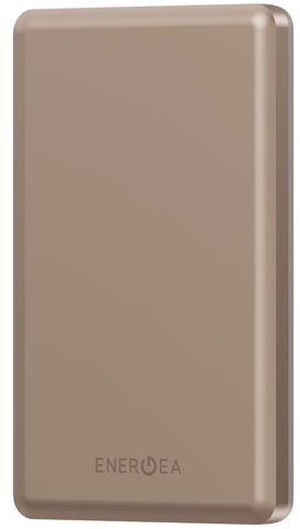 Energea Alupac Mini, 5000Mah Mini Aluminium Magsafe Compatible Power Bank - Gold