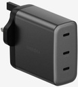 Energea Ampcharge Gan100, 3C Pd/Pps/Scp/Qc3.0/Afc/Fcp/ Wall Charger,100W (Uk) - Gunmetal