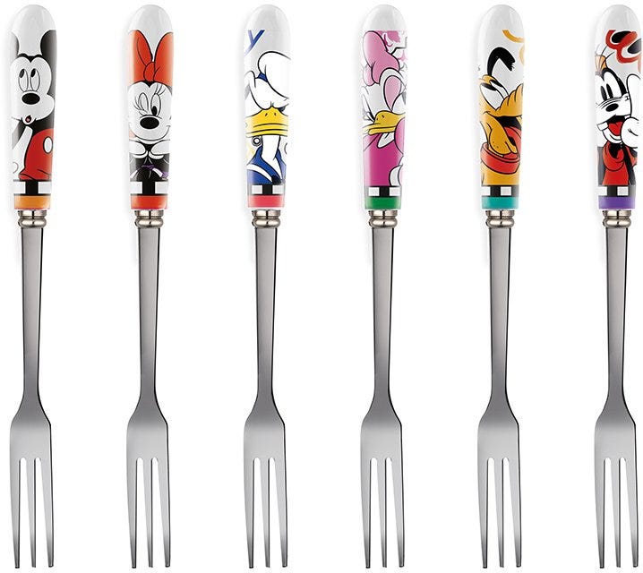 Egan Set 6 Pcs Dessert Forks F&E