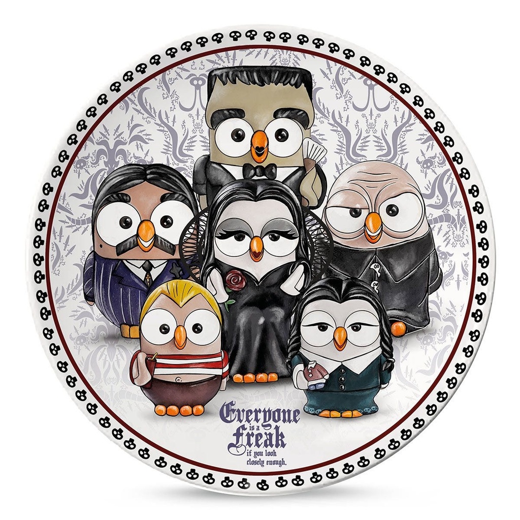 Round Serving Plate The Addams Family D. 31