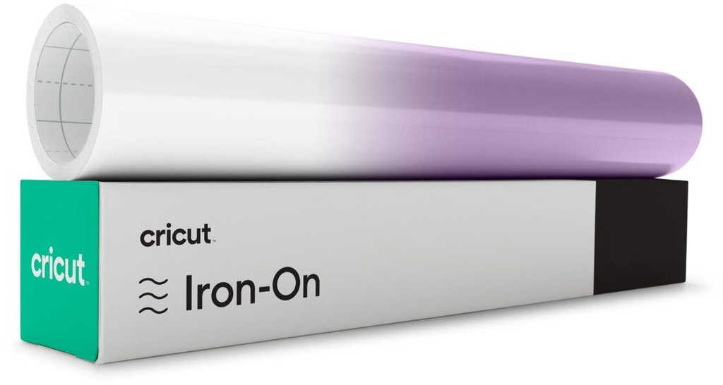 UV-Activated, Colour-Changing Iron-On, White - Violet 12X19 (1)