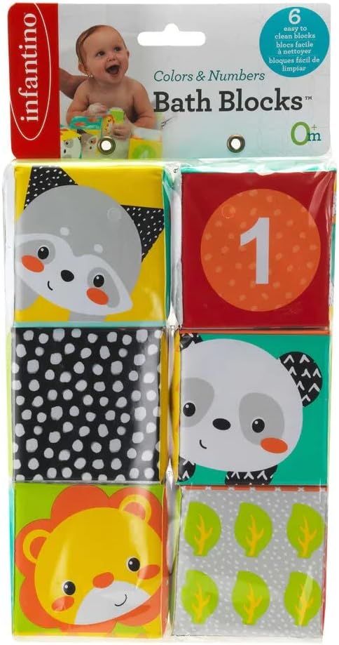 Colors & Numbers Bath Blocks (3 Pcs)