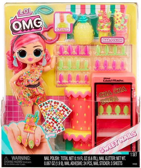 LOL Surprise OMG Sweet Nails Pinky Pops Fruit Shop
