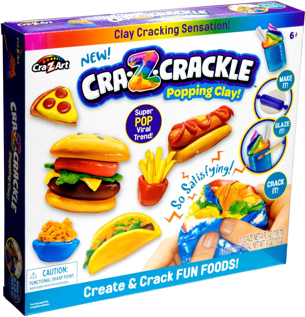 Cra-Z-Crackle Clay Create & Crack Fun Foods