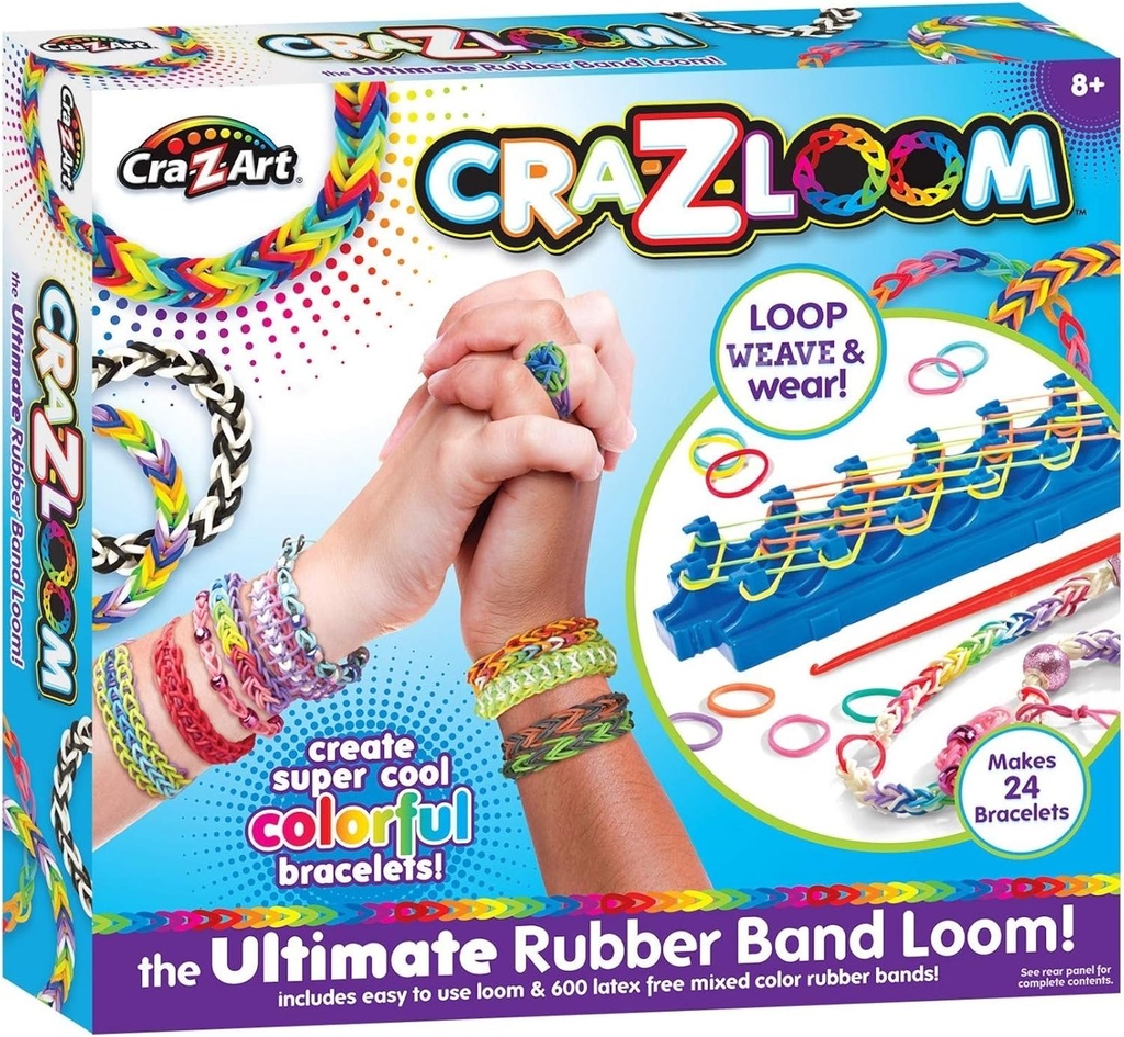 CraZLoom Ultimate Rubber Band Loom asstd