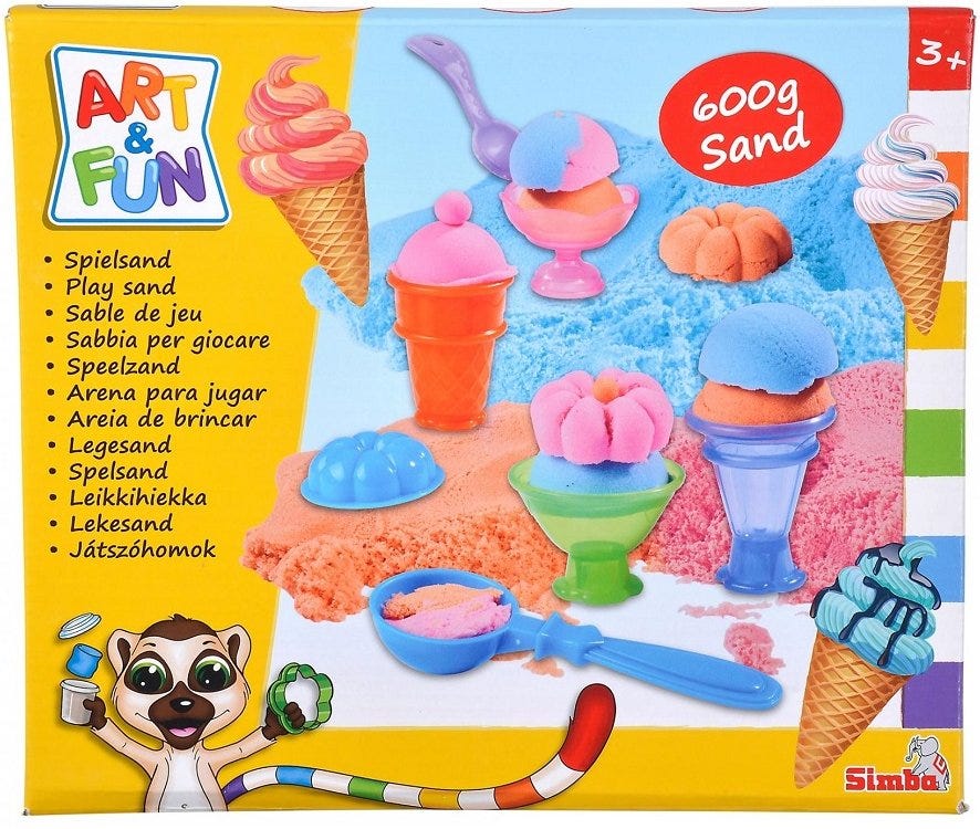 A&F Playsand Set Ice Creme