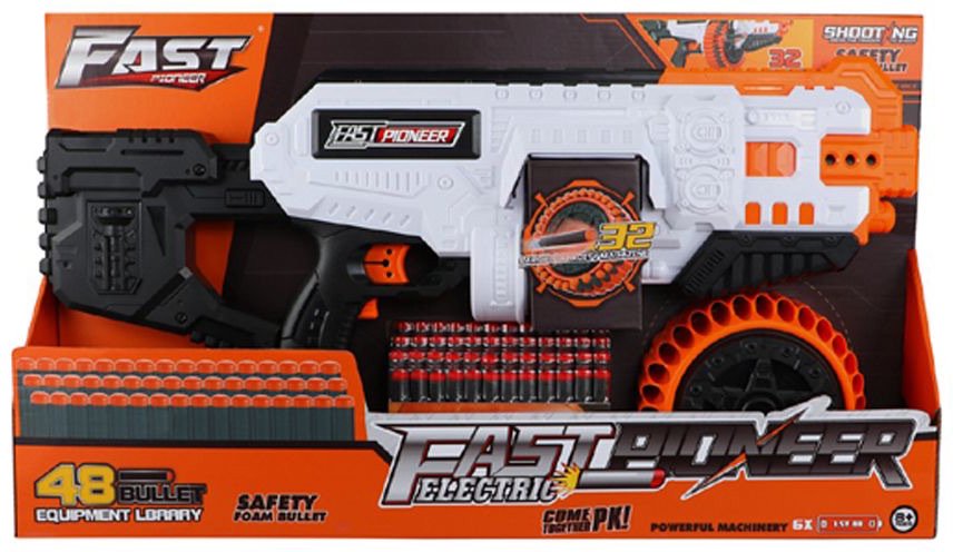 Soft bullet gun,excl.batt.