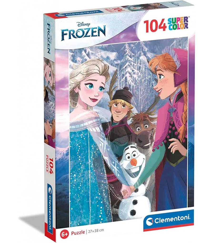 Clem. Puzzle Disney Frozen Clasp 104Pcs