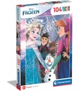 Clem. Puzzle Disney Frozen Clasp 104Pcs