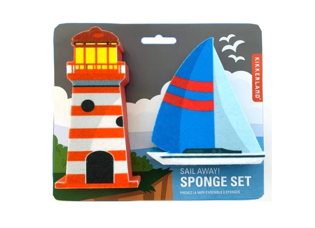 Kikkerland Nautical Sponges S/2