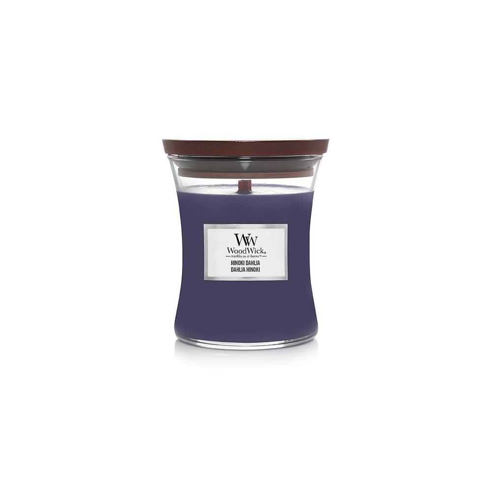WoodWick Medium Hourglass Hinoki Dahlia