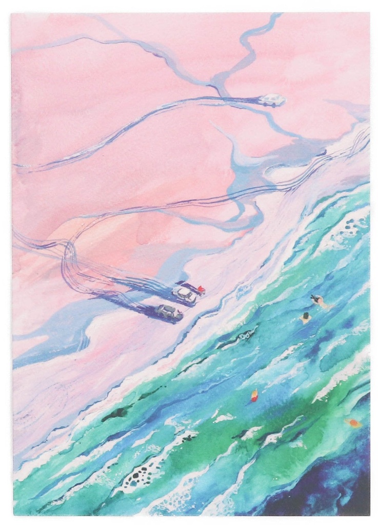 Secret Beach Notecard [SKC6-N]