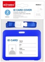 Holder ID Card with Lanyards Horizontal 85x54mm Blue
