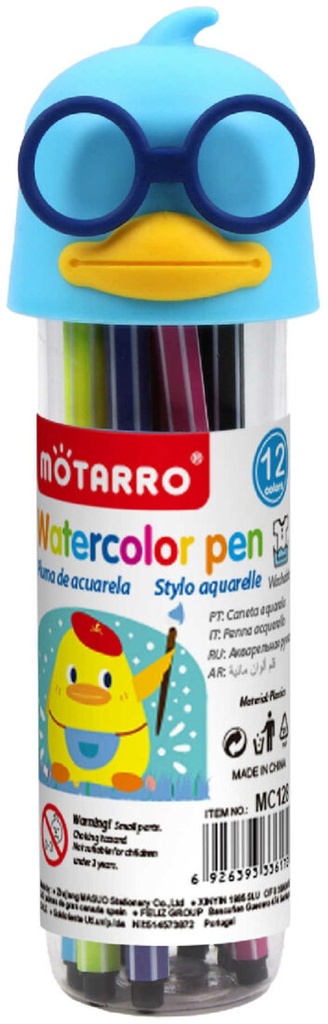 Felt tip Marker,Washable  Set of 12