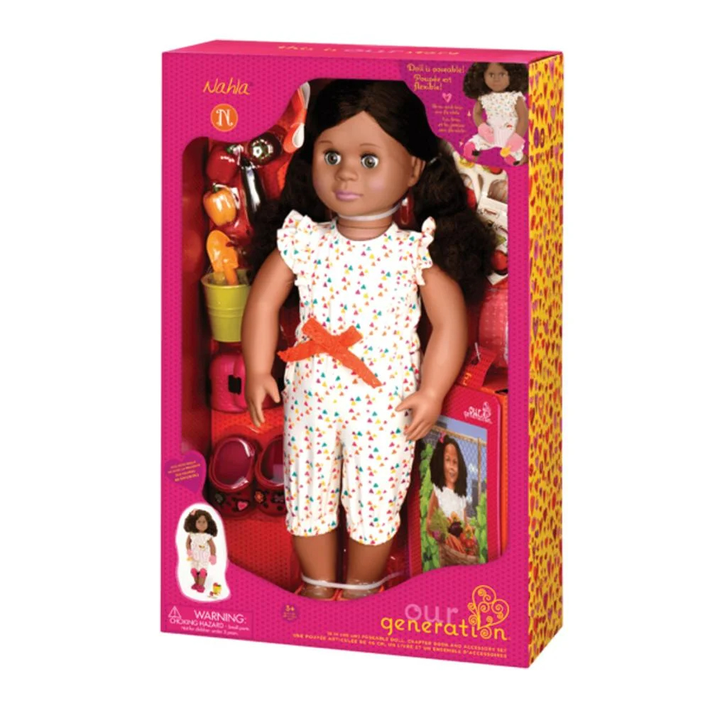 Deluxe Doll W/ Book, Nahla (Aa)