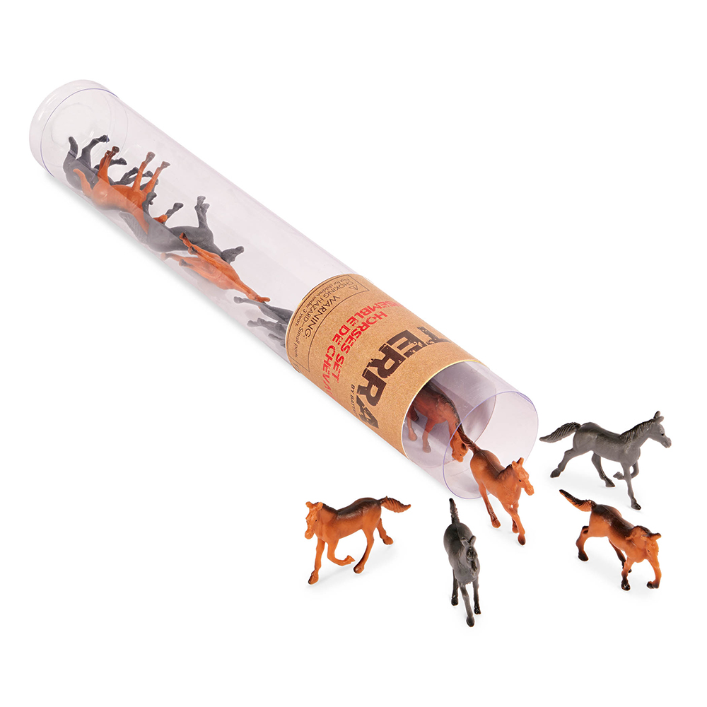 16 Pcs Horses 6-8 Cm