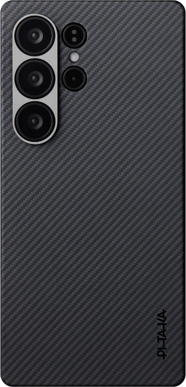 Pitaka Ultra-Slim Case For  Samsung  S25 Ultra -Black/Grey Twill