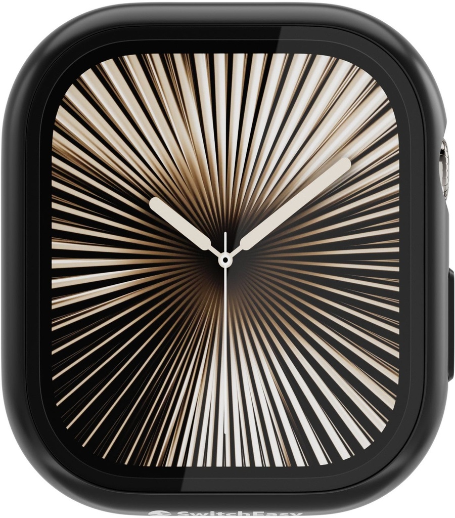 Switcheasy Hybrid Wp 9H Glass Waterproof Apple Watch Case 46Mm-Midnight