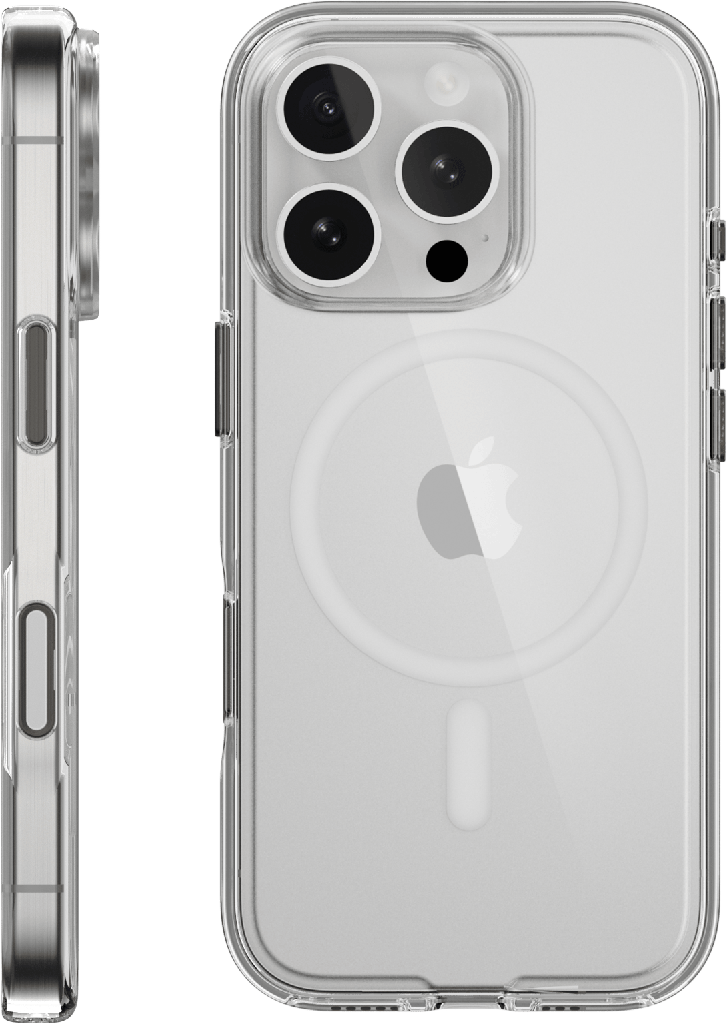Mageasy Bright M Never Yellowing Shockproof Clear Case - Camera Control Edition For Iphone 16 Pro 