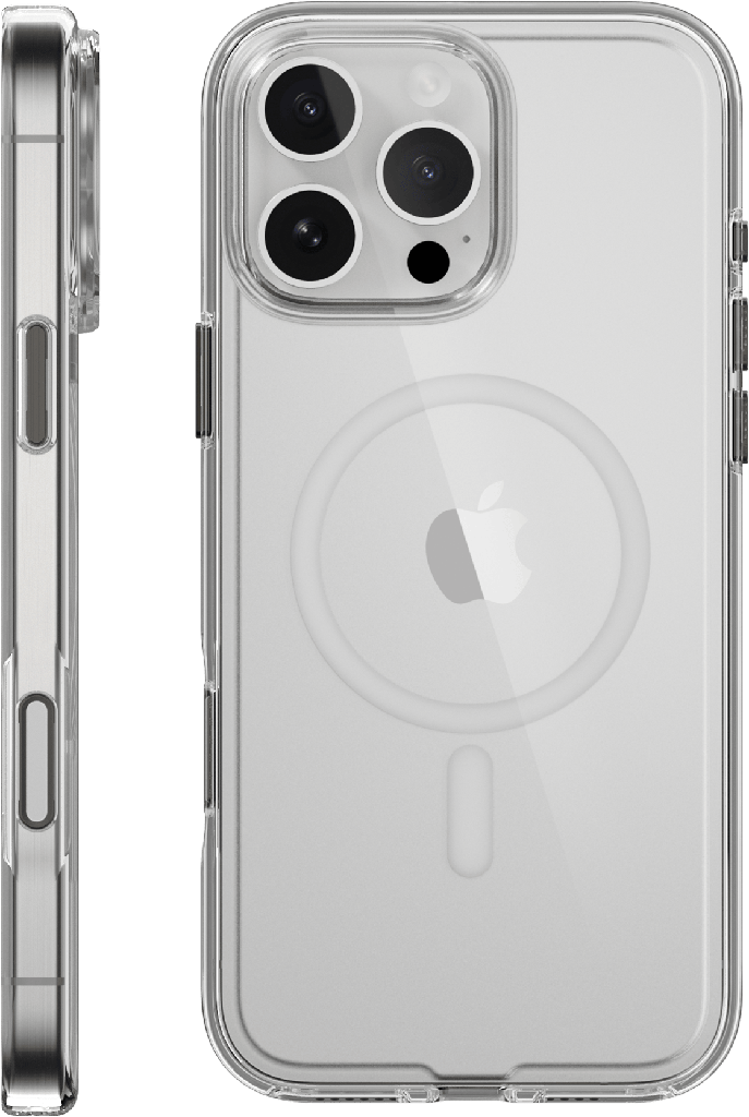 Mageasy Bright M Never Yellowing Shockproof Clear Case - Camera Control Edition For Iphone 16 Pro Max 