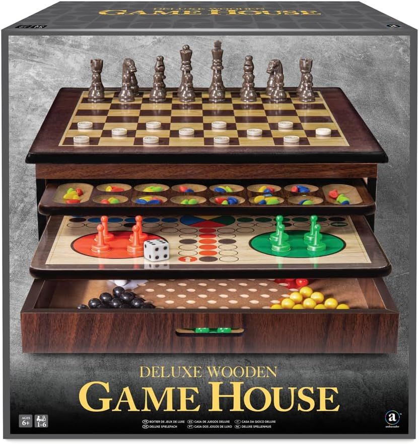 Craftsman Deluxe Wooden Game House