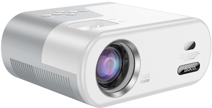 Hoco DT2 smart projector(720P Android version) Gray White