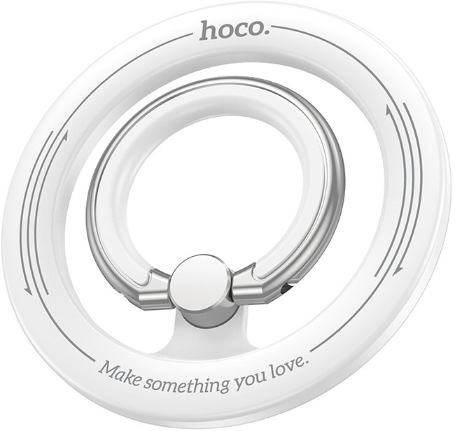 Hoco GH1 Gentle magnetic mobile phone ring holder White