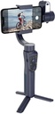 Porodo 3-Axis | Ai Tracker & Light Gimbal stabilizer ,Black 