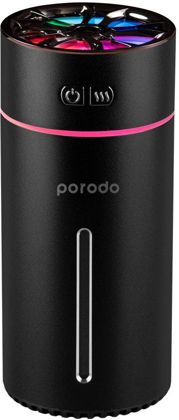 Porodo Lifestyle Portable Air Diffuser Essential Oils & LED Lighting ,Black