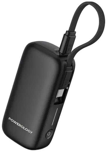 Powerology 5000mAh Power Bank , Black