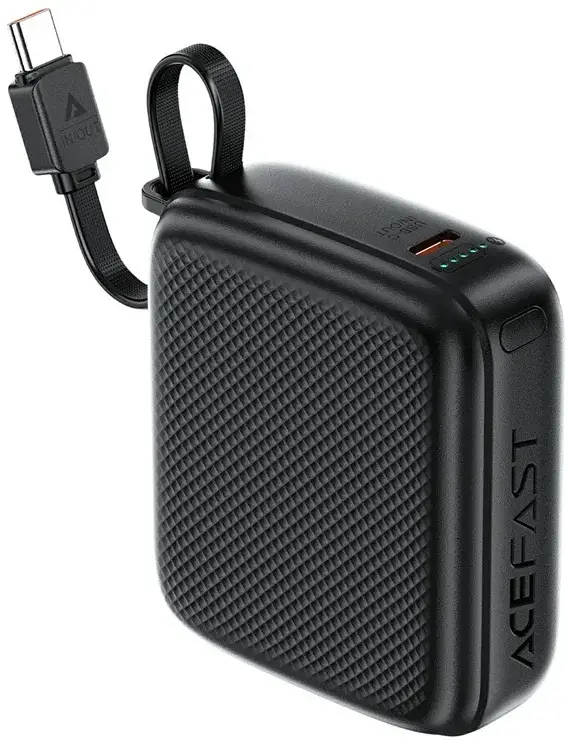 Acefast M15-10000 PD20W power bank with cable 