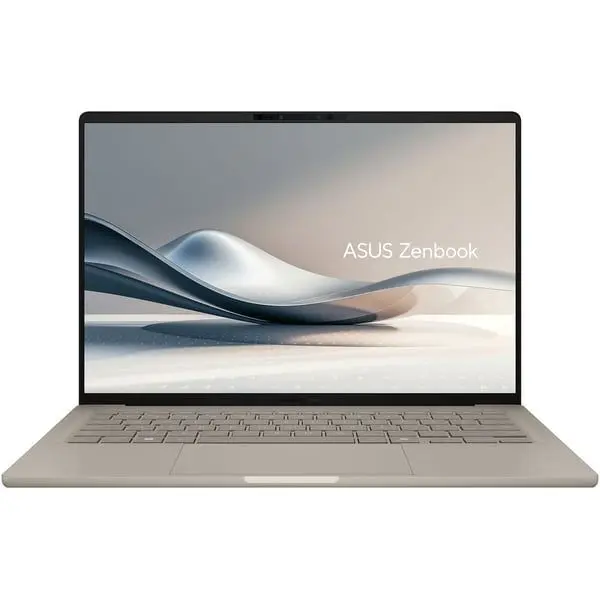 Asus Zenbook 14 Laptop, Snapdragon X Elite-X1E-78 100, 14Inch Wuxga, 1Tb SSD, 32GB Ram, Qualcomm Adreno Graphics, Windows 11 Home, English & Arabic Keyboard, Middle East Version - Ux3407Ra-Qd906W, Zabriskie Beige  
