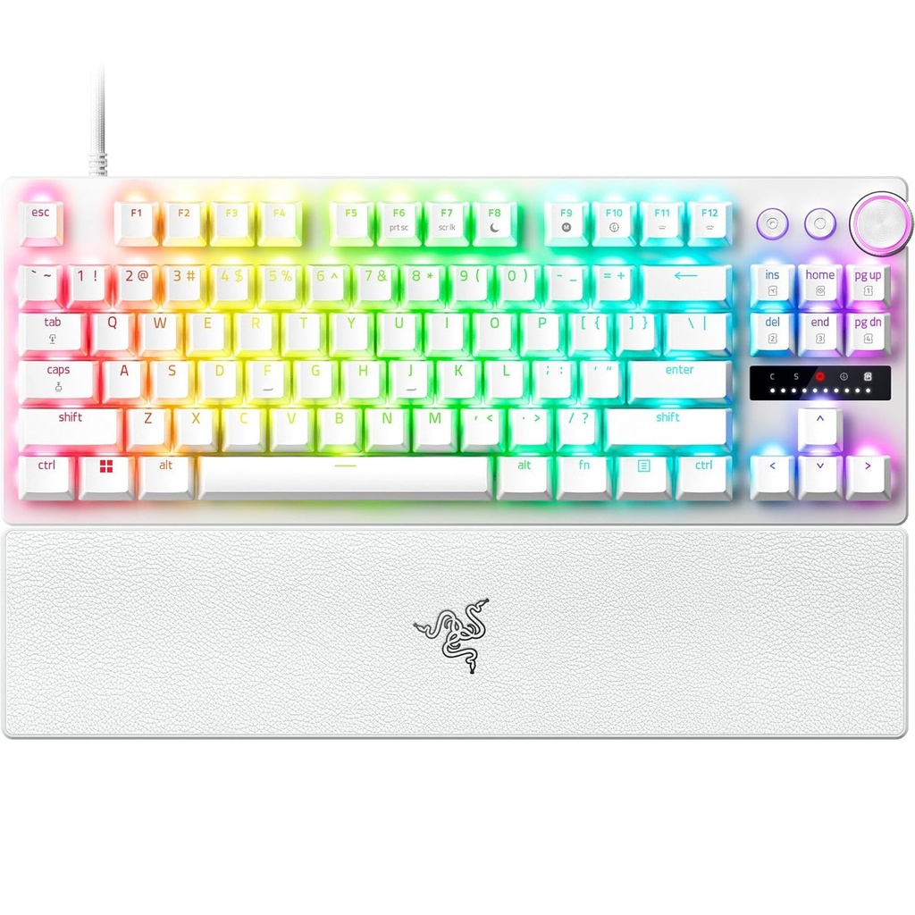 Razer Huntsman V3 Pro Tenkeyless - White - Us Layout Keyboard