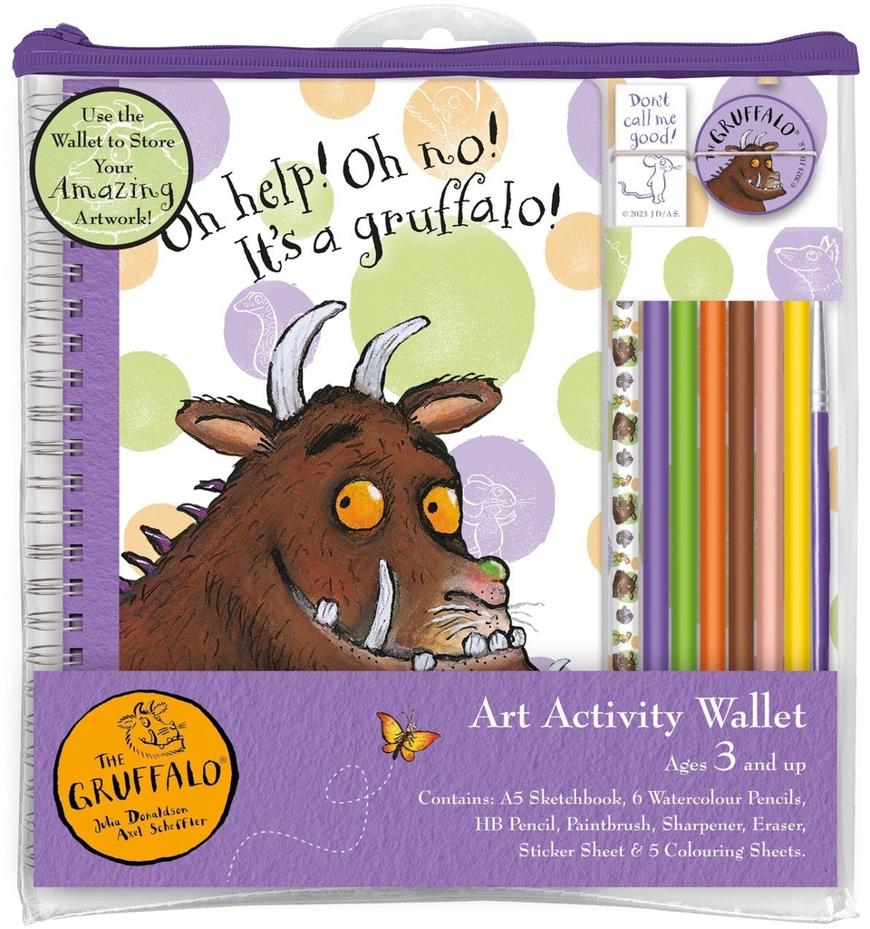 Art Activity Wallet - Gruffalo
