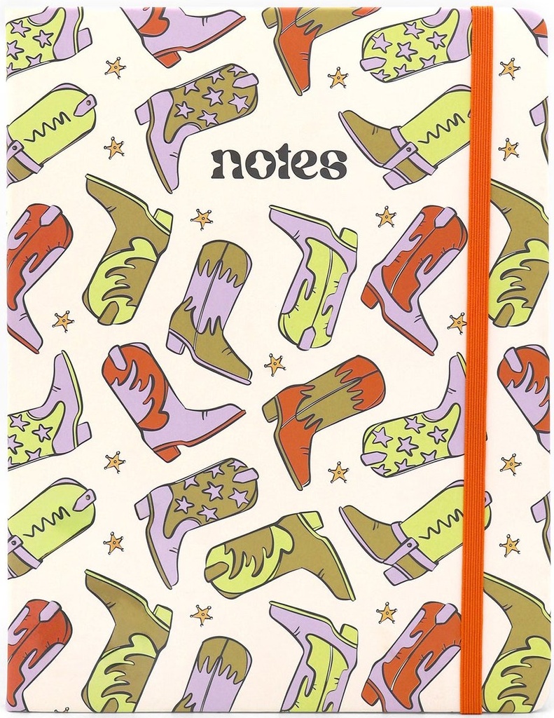 B5 Pu Journal - Saje Cowboy Boots