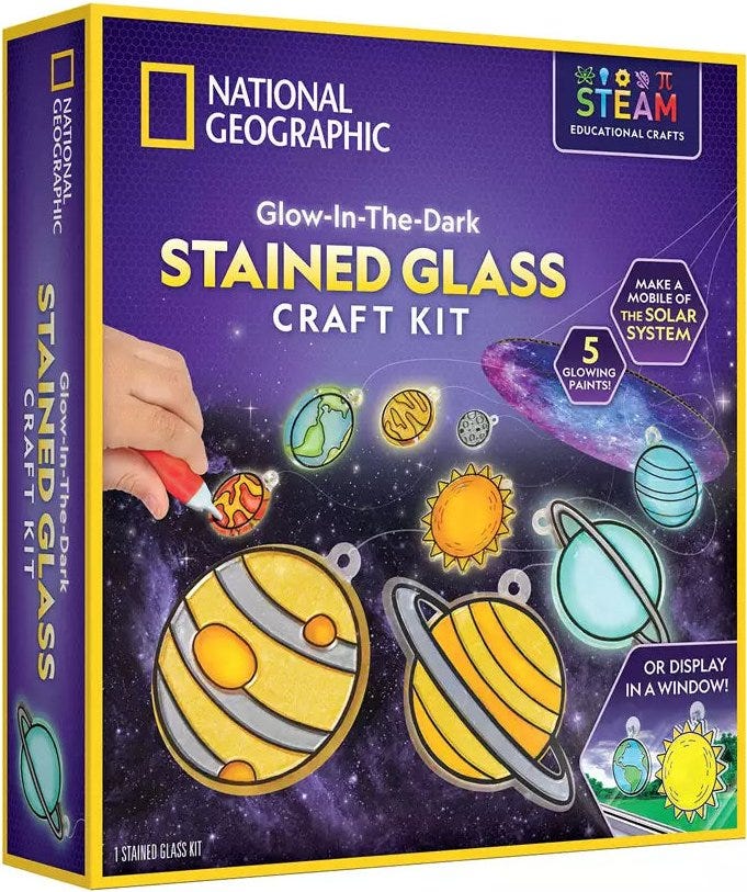 NG Stained Glass Solar System Craft Kit