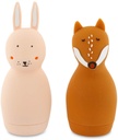 Bath Toy Squeezy Animals - Mrs. Rabbit & Mr. Fox