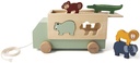 Wooden Animal Truck