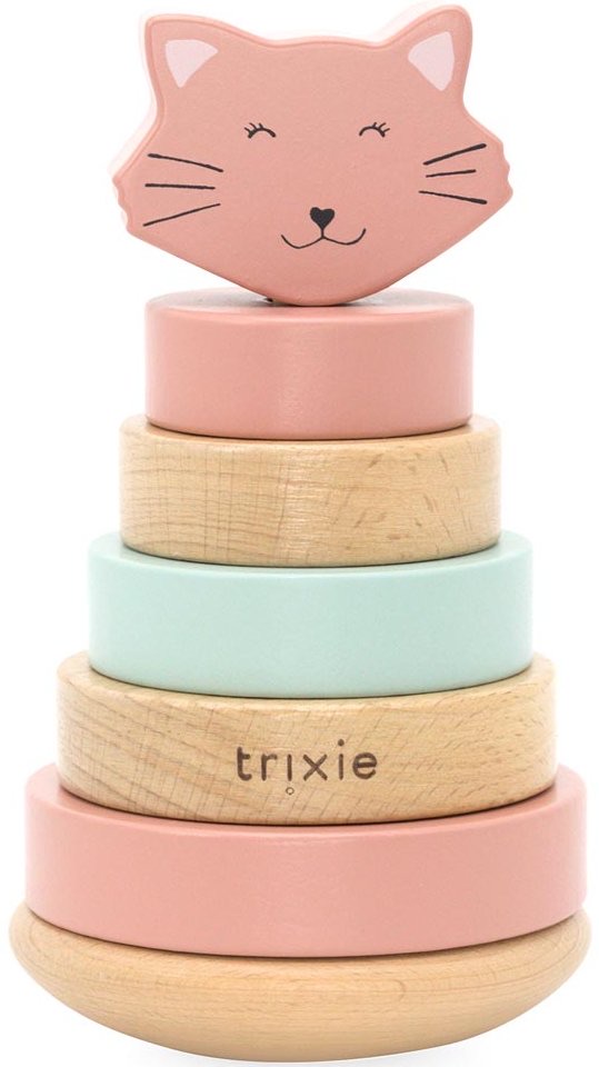 Wooden Stacking Toy - Mrs. Cat