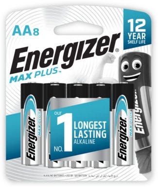 Energizer Maxplus Alkaline AAA 8 Battery Pack