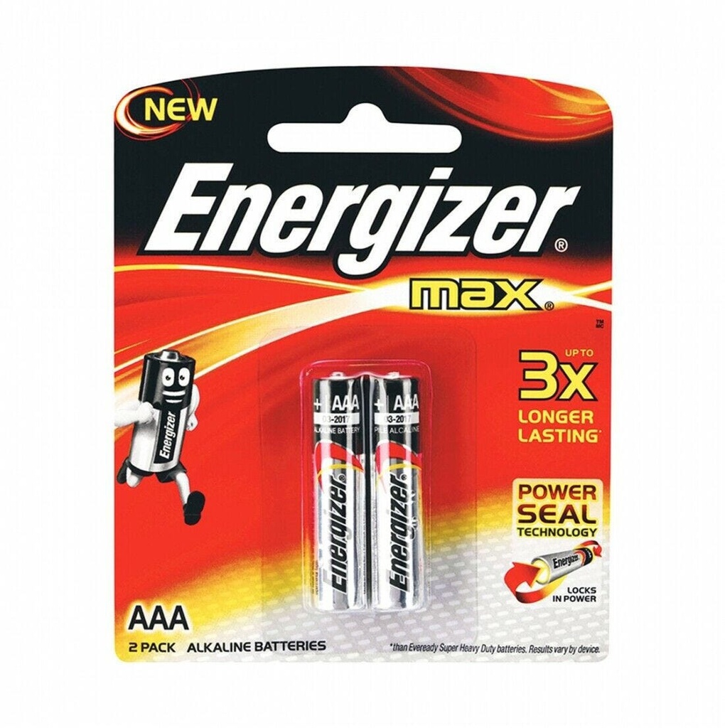Energizer Max Battery, Size AAA, Bp2